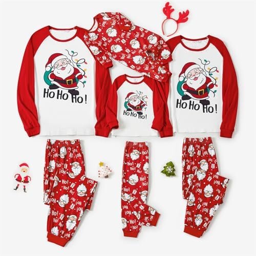PATPAT Family Christmas Pjs Matching Sets Holiday Jammies Sleepwear Christmas Pajamas for Family Mommy and Me Xmas Outfits - Image 4