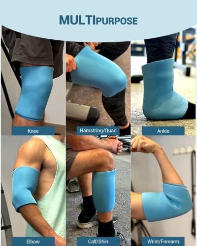Comfytemp Elbow & Knee Ice Pack Wrap for Injuries, Compression Sleeve for Knees Replacement Surgery, Reusable Gel Hot Cold Pack Recovery for Knee, Elbow, Ankle, Arm, Calf, Leg, Wrist, FSA HSA Eligible - Image 7