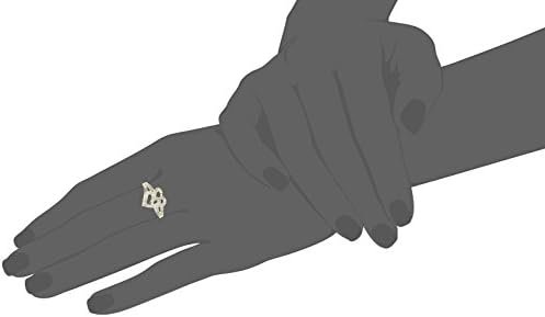 Amazon Essentials 10K Yellow Gold Diamond Two Hearts Ring (1/10 cttw) (previously Amazon Collection) - Image 2