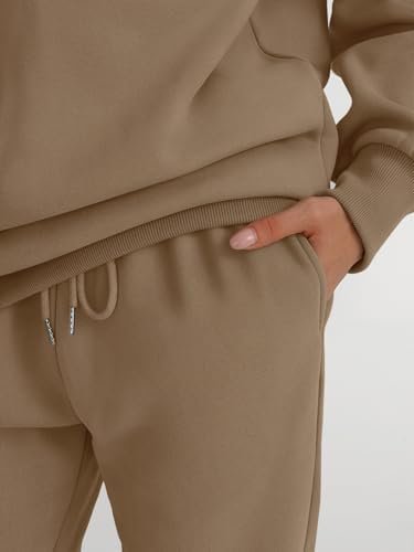 Trendy Queen Sweatsuits Women 2 Piece Outfits Two Piece Crewneck Sweatshirts Sets Lounge Fall Sweatpants 2025 Tracksuits - Image 5