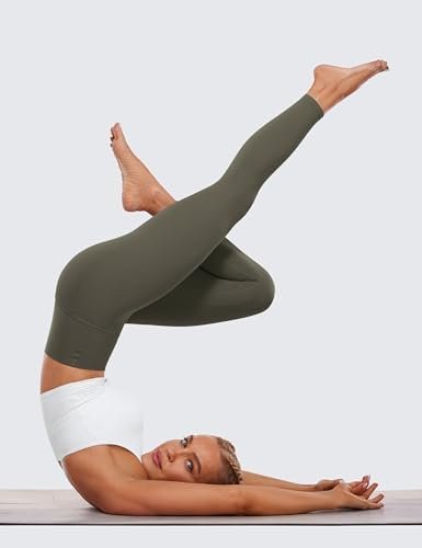 CRZ YOGA Womens Butterluxe High Waisted Yoga Leggings 25" - Double Seamed Buttery Soft Comfy Athletic Gym Workout Pants - Image 3