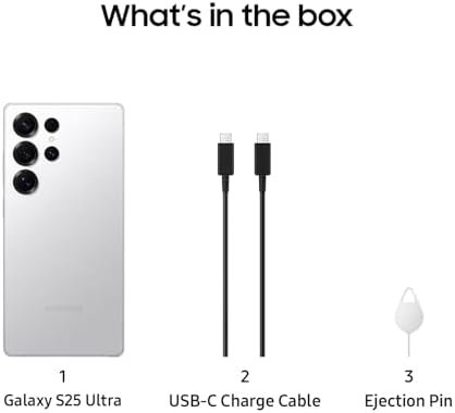 SAMSUNG Galaxy S25 Ultra Cell Phone + $200 Amazon Gift Card, 512GB, AI Smartphone, Unlocked Android, 200MP AI Camera, S Pen, Fast Processor, Long Battery Life, 2025, Titanium Whitesilver - Image 11