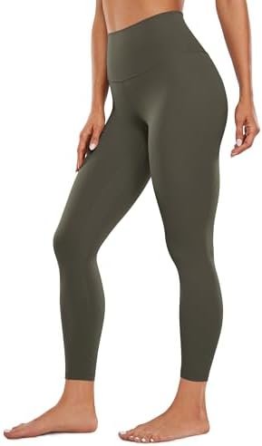 CRZ YOGA Womens Butterluxe High Waisted Yoga Leggings 25" - Double Seamed Buttery Soft Comfy Athletic Gym Workout Pants