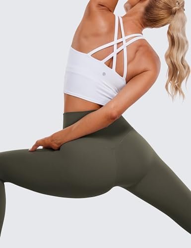 CRZ YOGA Womens Butterluxe High Waisted Yoga Leggings 25" - Double Seamed Buttery Soft Comfy Athletic Gym Workout Pants - Image 4