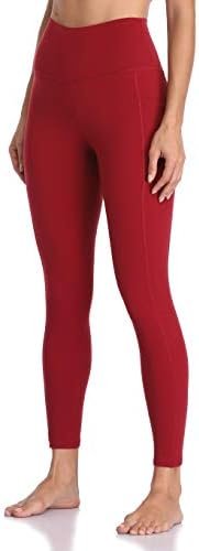 Colorfulkoala Women's High Waisted Yoga Pants 7/8 Length Leggings with Pockets