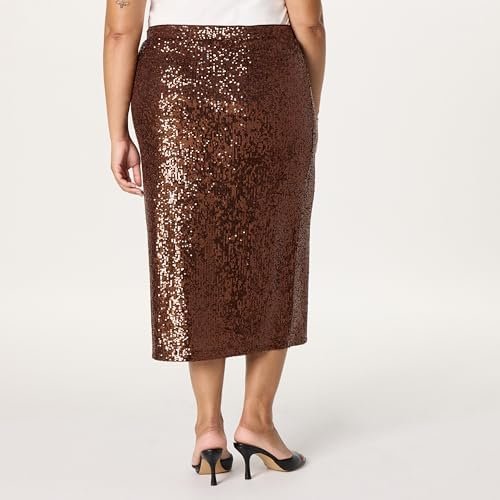 The Drop Women's Bianca Sequin Midi Skirt - Image 6