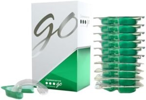 Opalescence Go 15- Prefilled Teeth Whitening Trays - 15% Hydrogen Peroxide - (10 Treatments) Made by Ultradent Products. Teeth Whitening Kit -Mint - 5194-1