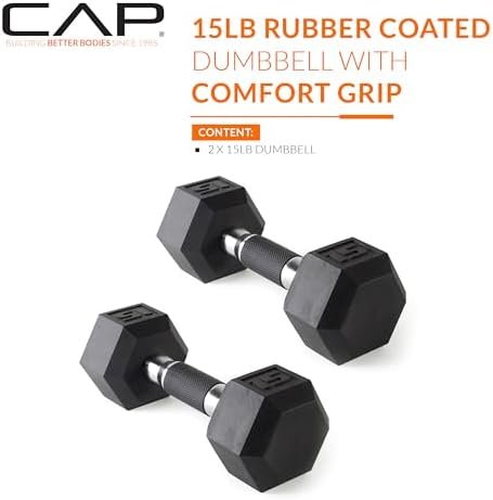 CAP Barbell Coated Dumbbell Weight Pairs | Multiple Options - Image 2