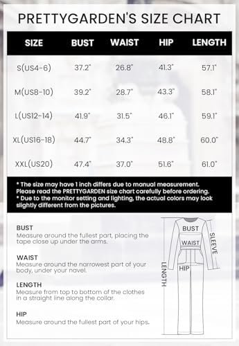PRETTYGARDEN Women's Fall Jumpsuits Casual Dressy One Piece Outfits V Neck Long Sleeve Belt Pockets Long Pants Romper - Image 6