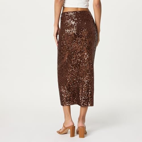 The Drop Women's Bianca Sequin Midi Skirt - Image 2