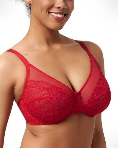 HSIA Minimizer Bras for Women Full Coverage Underwire Bras Plus Size Lifting Lace Bra for Heavy Breast - Image 2