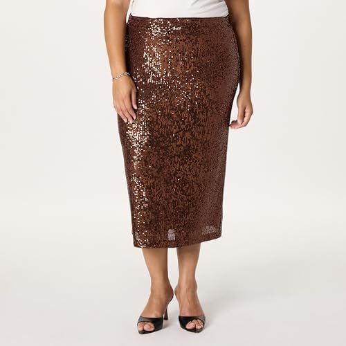 The Drop Women's Bianca Sequin Midi Skirt - Image 5