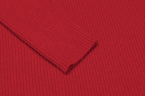 COOFANDY Mens Ribbed Slim Fit Knitted Pullover Casual Turtleneck Sweater - Image 5