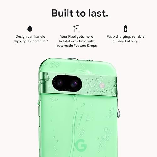 Google Pixel 8a - Unlocked Android Phone with Google AI, Advanced Pixel Camera and 24-Hour Battery - Obsidian - 128 GB - Image 9