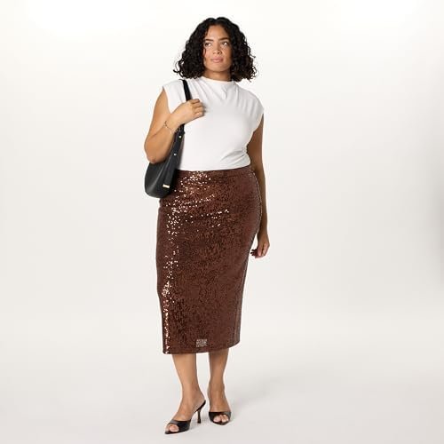 The Drop Women's Bianca Sequin Midi Skirt - Image 7