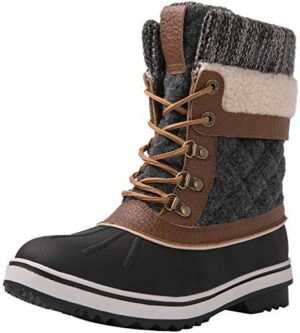 GLOBALWIN Women's Waterproof Winter Boots Snow Boots For Women