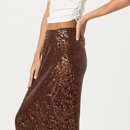 The Drop Women's Bianca Sequin Midi Skirt - Image 3
