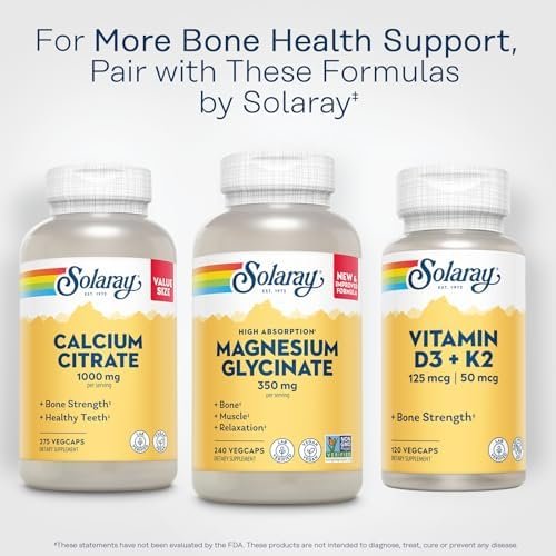 Solaray Magnesium Glycinate, New & Improved Fully Chelated Bisglycinate with BioPerine, High Absorption Formula, Stress, Bones, Muscle & Relaxation Support, 60 Day Guarantee, 60 Servings, 240 VegCaps - Image 6