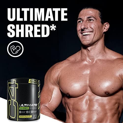Cellucor C4 Ultimate Shred Pre Workout Powder for Men & Women, Metabolism Supplement with Ginger Root Extract, Lemon Italian Ice, 20 Servings (Pack of 1) - Image 7