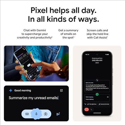 Google Pixel 8a - Unlocked Android Phone with Google AI, Advanced Pixel Camera and 24-Hour Battery - Obsidian - 128 GB - Image 4