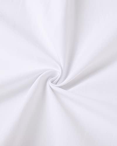 Alimens & Gentle Mens Solid Oxford Shirt Long Sleeve Button Down Shirts with Pocket - Image 7