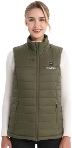 Venustas Women's Heated Vest with Battery Pack 7.4V, Heated clothes for women - Image 3
