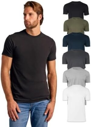 True Classic Mens T-Shirts - Short Sleeve Crew Neck Plain Novelty T Shirt for Men, Valentines Day Gifts for Him