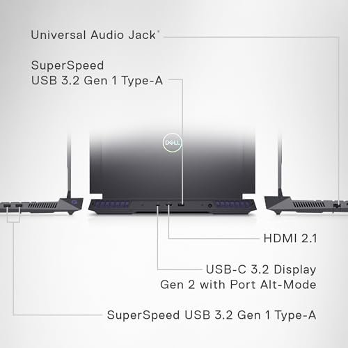 Dell G16 7630 Gaming Laptop - 16-inch QHD+ 240Hz 3ms Display, Intel Core i9-13900HX, 16GB DDR5 RAM, 1TB SSD, NVIDIA GeForce RTX 4070 8GB GDDR6, Windows 11 Home, Onsite Service - Metallic Nightshade - Image 8