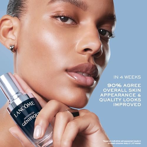 Lancôme Advanced Génifique Radiance Boosting Anti-Aging Face Serum - Visibly Hydrates & Plumps Skin - with Bifidus Prebiotic, Hyaluronic Acid & Vitamin Cg - Image 2