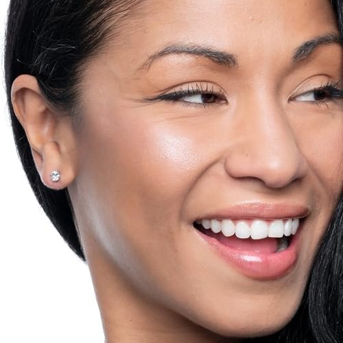 Amazon Essentials 0.25 to 1 Carat IGI Certified Solitaire Lab Grown Diamond Stud Earrings for Women in 14k Gold - 4 Prong Round Cut (G-H Color, VS1-VS2 Clarity) - Gold Stud Earrings - Stud Earrings for Women - Image 2