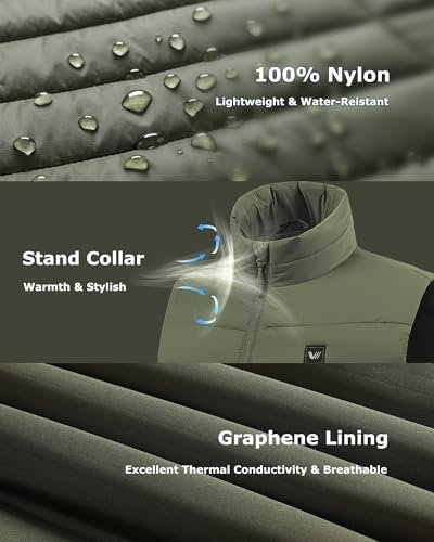 Venustas Women's Heated Vest with Battery Pack 7.4V, Heated clothes for women - Image 4