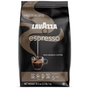 Lavazza Espresso Italiano Whole Bean Coffee Blend, Medium Roast,Premium Quality Arabic, 2.2 Pound (Pack of 1) (Packaging may vary)