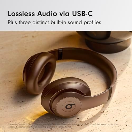 Beats Studio Pro - Wireless Bluetooth Noise Cancelling Headphones - Personalized Spatial Audio, USB-C Lossless Audio, Apple & Android Compatibility, Up to 40 Hours Battery Life - Deep Brown - Image 5