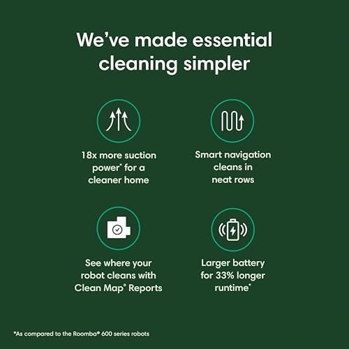 iRobot Roomba Vac Robot Vacuum (Q0120) - Easy to use, Power-Lifting Suction, Multi-Surface Cleaning, Smart Navigation Cleans in Neat Rows, Self-Charging, Alexa - Image 2