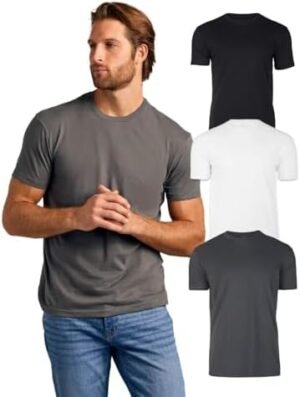 True Classic Mens T-Shirts - Short Sleeve Crew Neck Plain Novelty T Shirt for Men, Valentines Day Gifts for Him