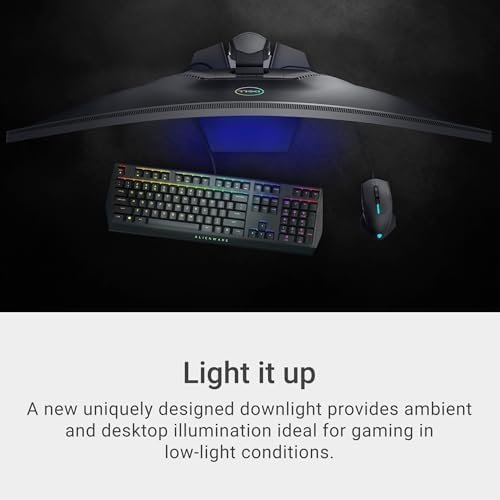 Dell S3422DWG Curved Gaming Monitor - 34 Inch 1800R Curved Screen with 144Hz Refresh Rate, WQHD (3440 x 1440) Display, HDMI, DP to DP 1.4 Cable, AMD FreeSync - Black - Image 5