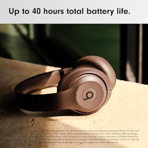 Beats Studio Pro - Wireless Bluetooth Noise Cancelling Headphones - Personalized Spatial Audio, USB-C Lossless Audio, Apple & Android Compatibility, Up to 40 Hours Battery Life - Deep Brown - Image 4
