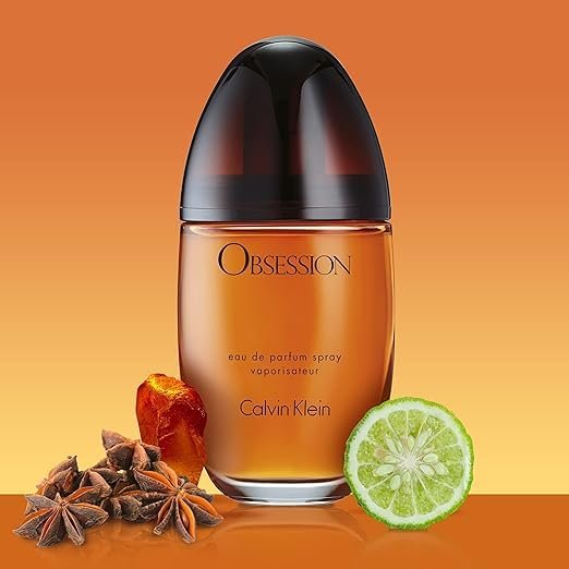 Calvin Klein Obsession Eau de Parfum – Ambery Women's Perfume – With Notes of Mandarin, Bergamot, Jasmine & Patchouli – Long Lasting Fragrance - Image 2