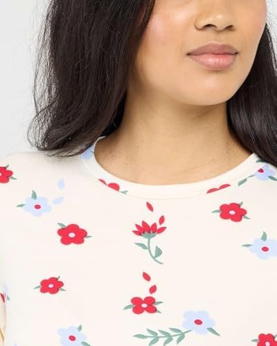 Real Essentials 2 Pack: Women's Pajama Set - Choose from Short Sleeve with Pocket or Long Sleeve without Pocket - Image 4