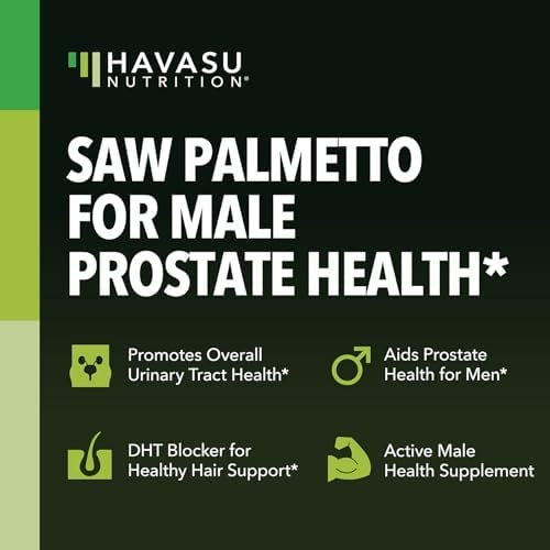 Saw Palmetto for Men Prostate Health Supplement to Promote Urinary Tract Function - 500mg Per Serving - 100 Count - DHT Blocker Hair Vitamin - Vegan, Non-GMO Capsules, Over 3 Month Supply - Image 6