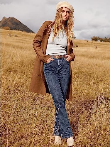 ANRABESS Women's Open Front Knit Lightweight Cardigan Casual Long Coatigan Sweater Lady Jacket Coat 2025 Fall Outerwear - Image 4