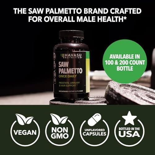 Saw Palmetto for Men Prostate Health Supplement to Promote Urinary Tract Function - 500mg Per Serving - 100 Count - DHT Blocker Hair Vitamin - Vegan, Non-GMO Capsules, Over 3 Month Supply - Image 11