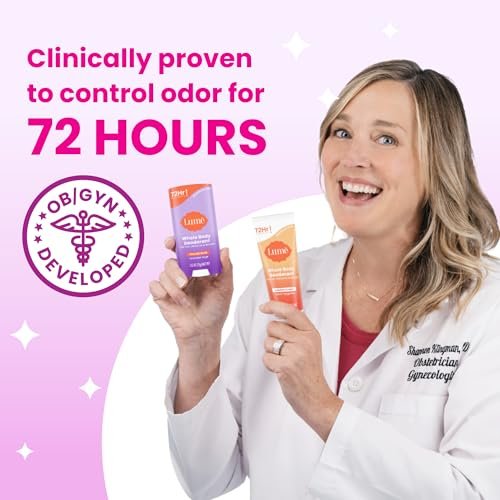 Lume Whole Body Deodorant - Smooth Solid Stick - 72 Hour Odor Control - Aluminum Free, Baking Soda Free and Skin Safe - 2.6 Ounce (Pack of 2) (Unscented) - Image 6