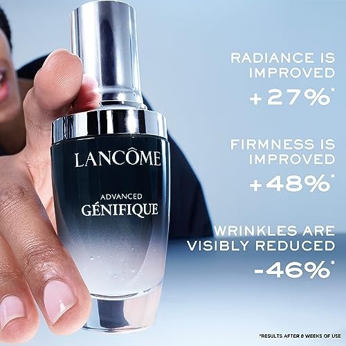 Lancôme Advanced Génifique Radiance Boosting Anti-Aging Face Serum - Visibly Hydrates & Plumps Skin - with Bifidus Prebiotic, Hyaluronic Acid & Vitamin Cg - Image 3