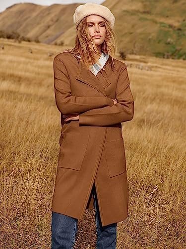 ANRABESS Women's Open Front Knit Lightweight Cardigan Casual Long Coatigan Sweater Lady Jacket Coat 2025 Fall Outerwear - Image 6