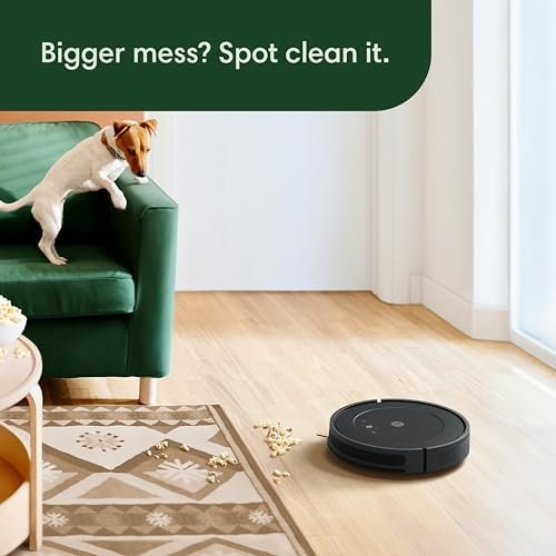 iRobot Roomba Vac Robot Vacuum (Q0120) - Easy to use, Power-Lifting Suction, Multi-Surface Cleaning, Smart Navigation Cleans in Neat Rows, Self-Charging, Alexa - Image 10